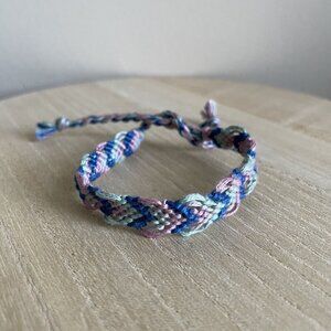 Kendra Bracelet, anklet, trendy, comfortable, tie, embroidery thread, woven, gif